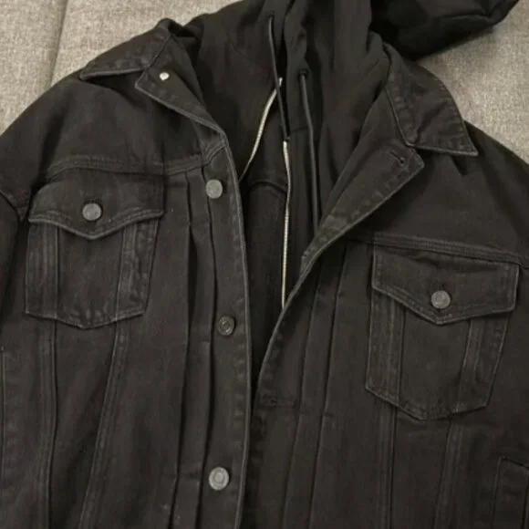 Juun J Double-layered Denim Jacket